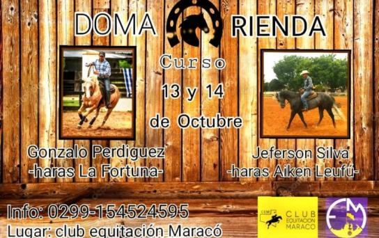 Doma y rienda internacional, primer curso en G. Pico