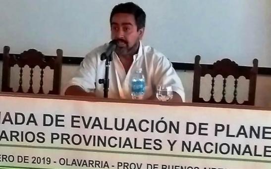El director de ganadería expuso en Olavarría