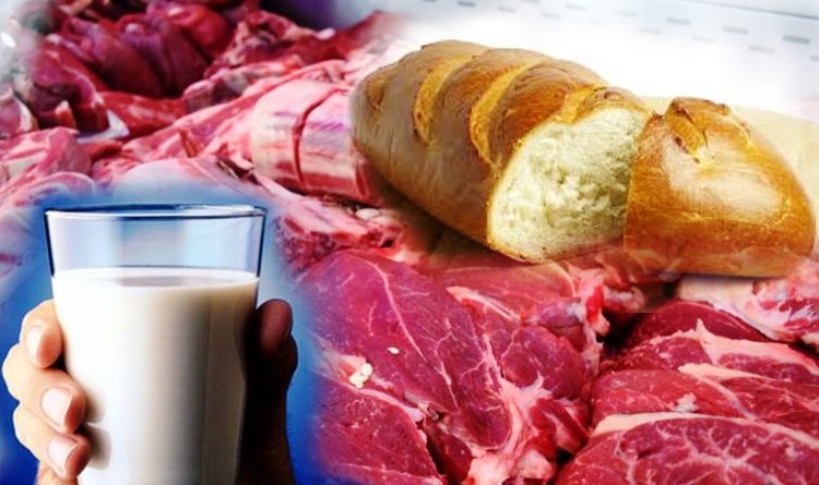 Cómo se componen los precios de pan, leche y carne