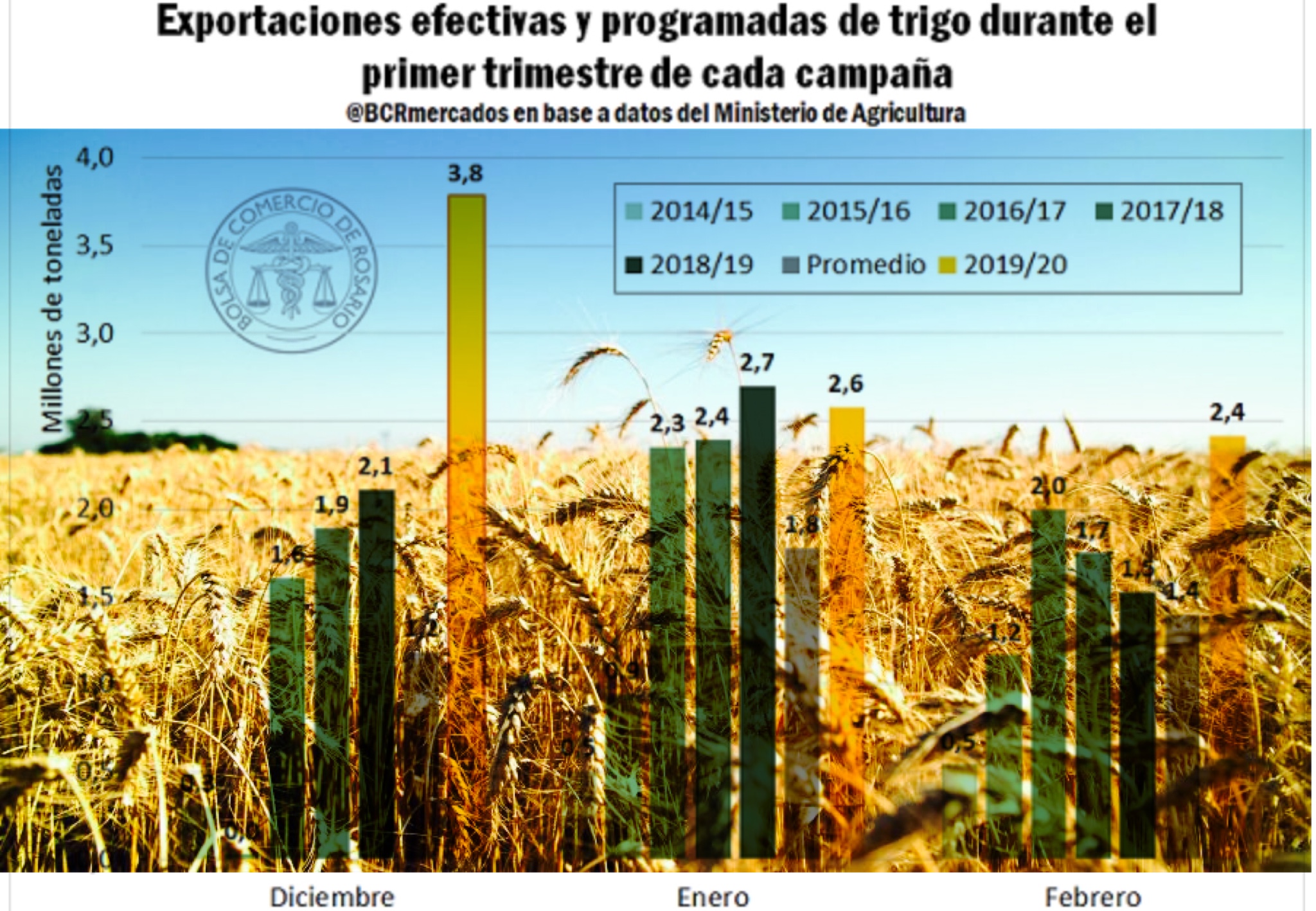 En Diciembre Los Despachos De Exportación De Trigo Argentino Anotarán Un Nuevo Récord Rural Al Día 9921