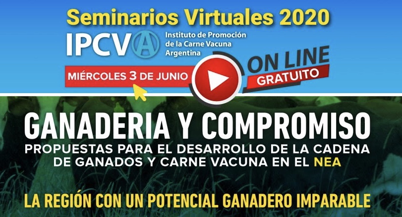 El 3 de junio llega el primer seminario virtual del IPCVA