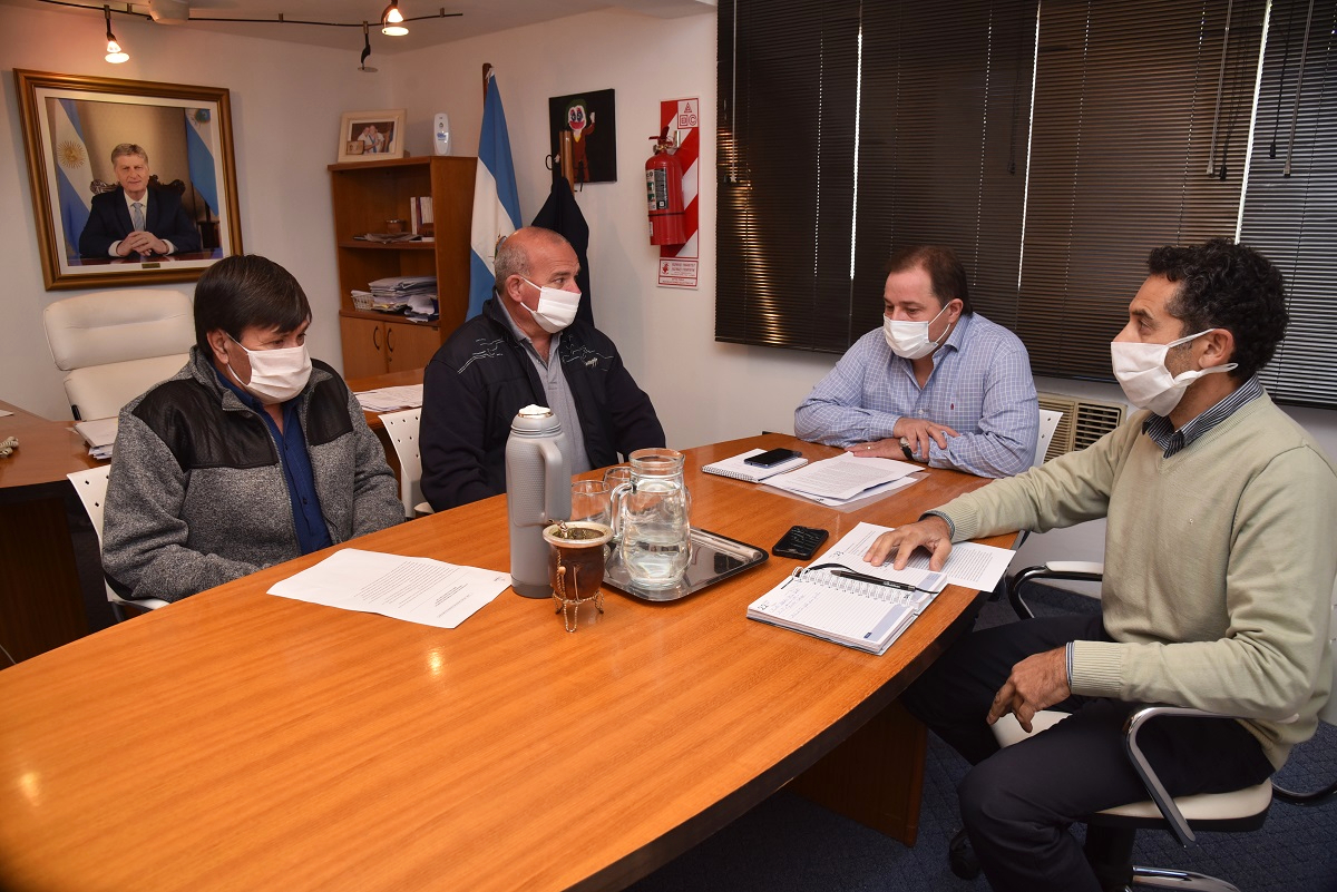 Audiencia con el gremio de Camioneros