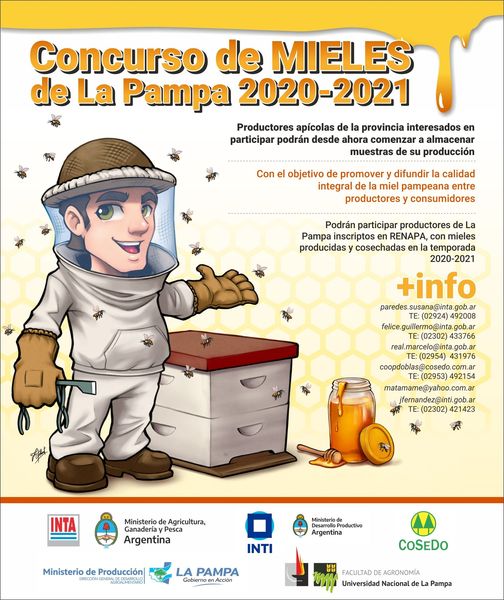 Primer concurso de Mieles de La Pampa 2020-2021