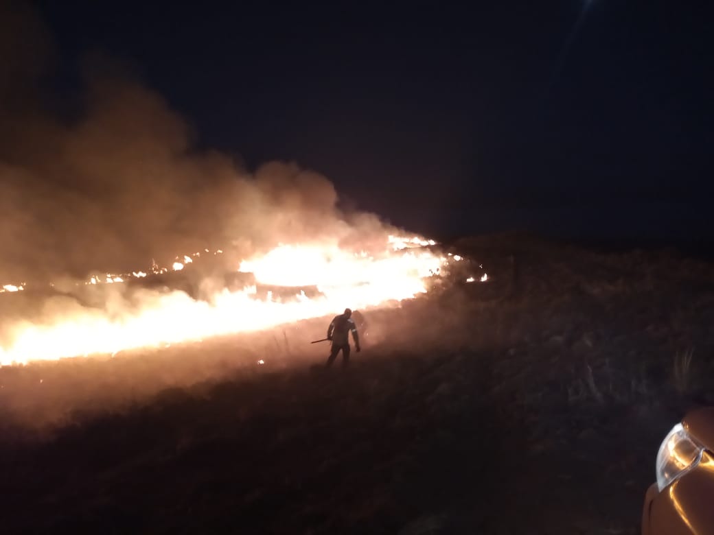 Defensa Civil controló incendios en La Pampa y colaboró con Mendoza en la extinción de otro