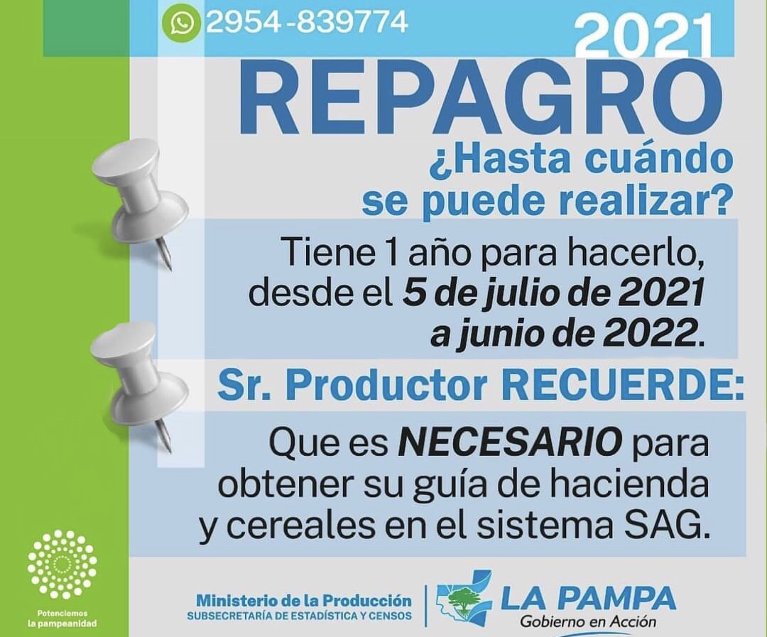 Inscripciones al Registro Provincial de Producción Agropecuaria