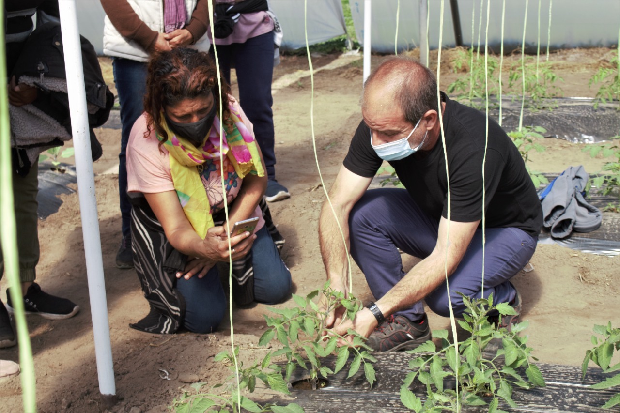 Huerteras del programa Potenciar visitaron el Ceret