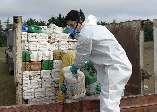 Jornada de recolección de envases en Alvear, Ceballos y Santa Rosa