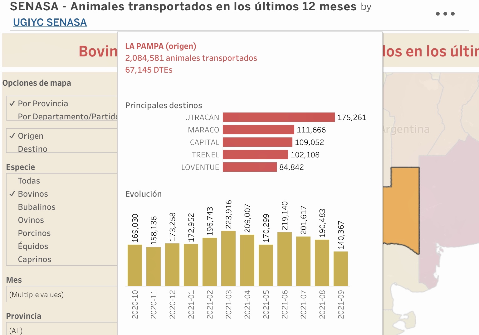 Ahora es posible ver el movimiento de animales en un mapa virtual