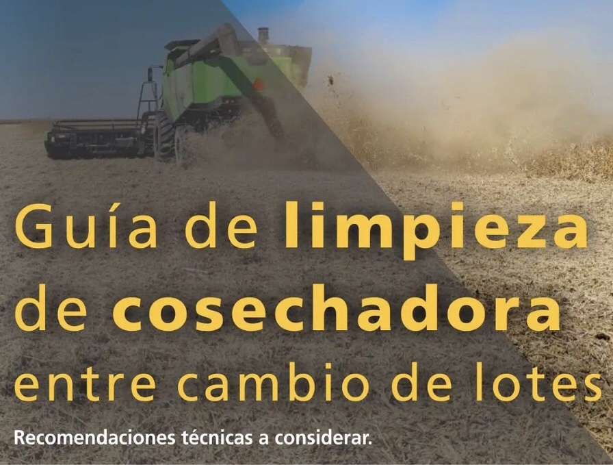 Hay que cosechar con la máquina limpia