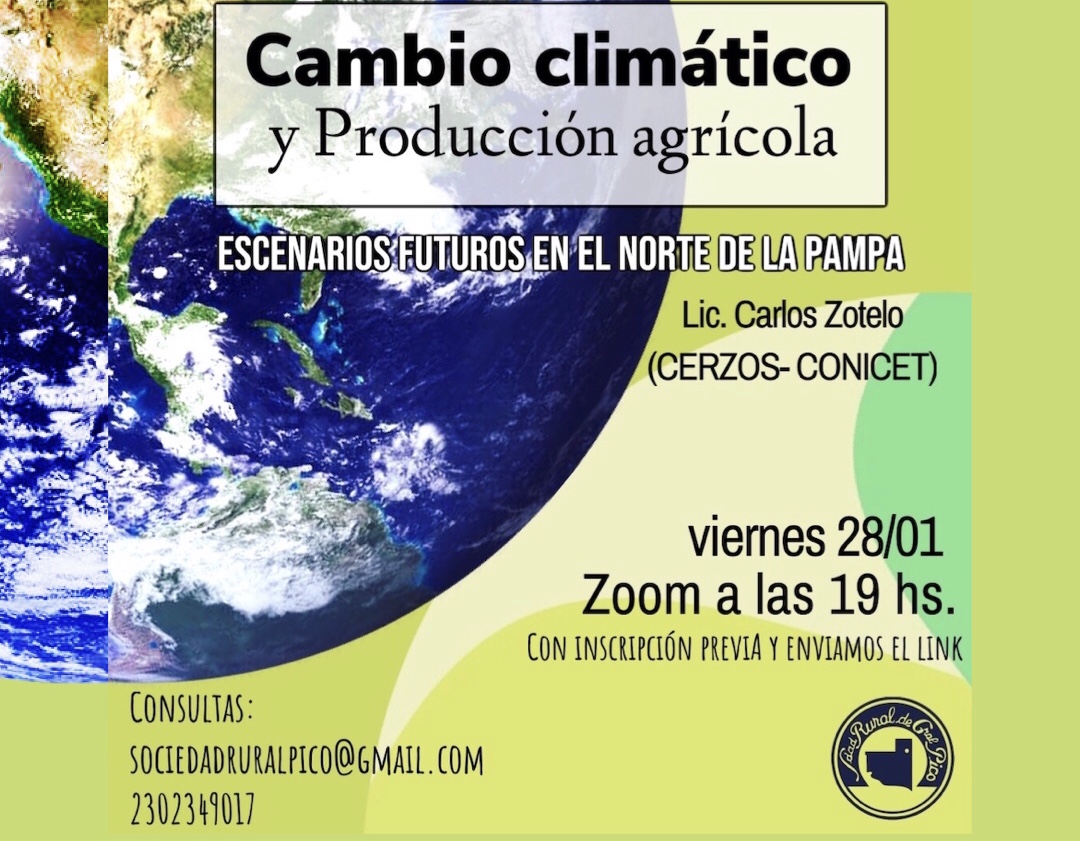 Jornada: Cambio climático y producción agrícola