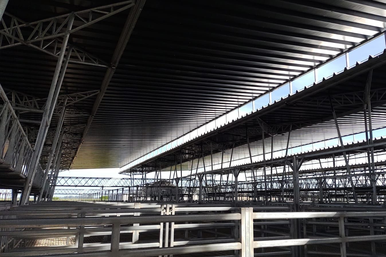 Empresa pampeana terminó el techo del nuevo Mercado de Cañuelas
