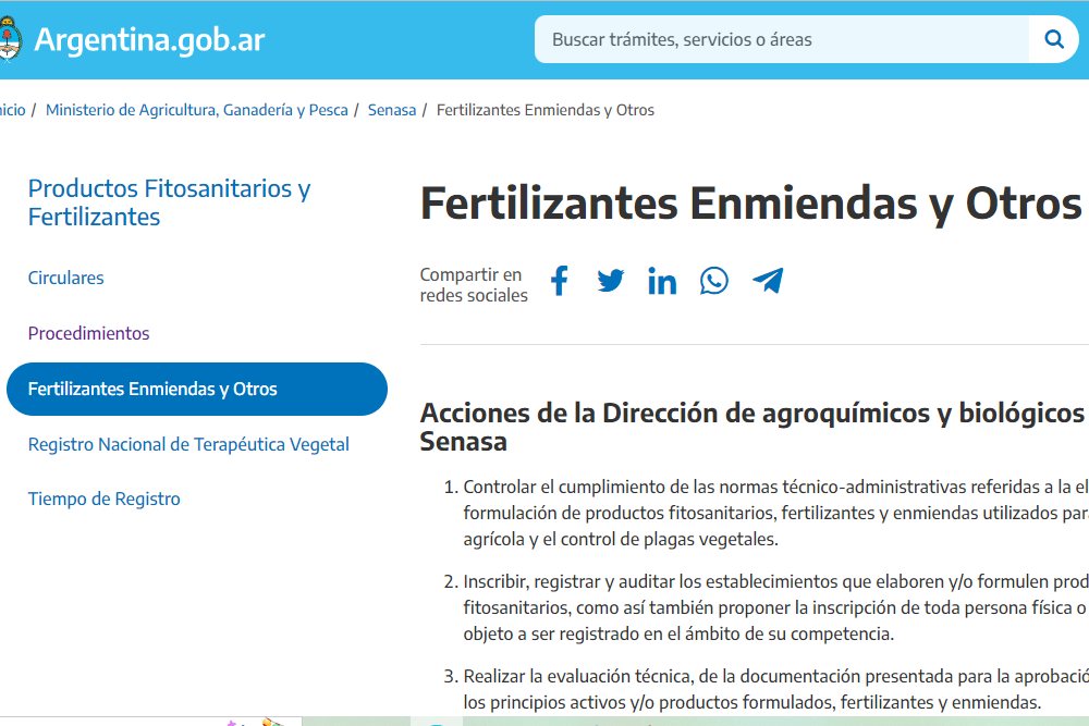 Simplifican trámites para agroquímicos y biológicos