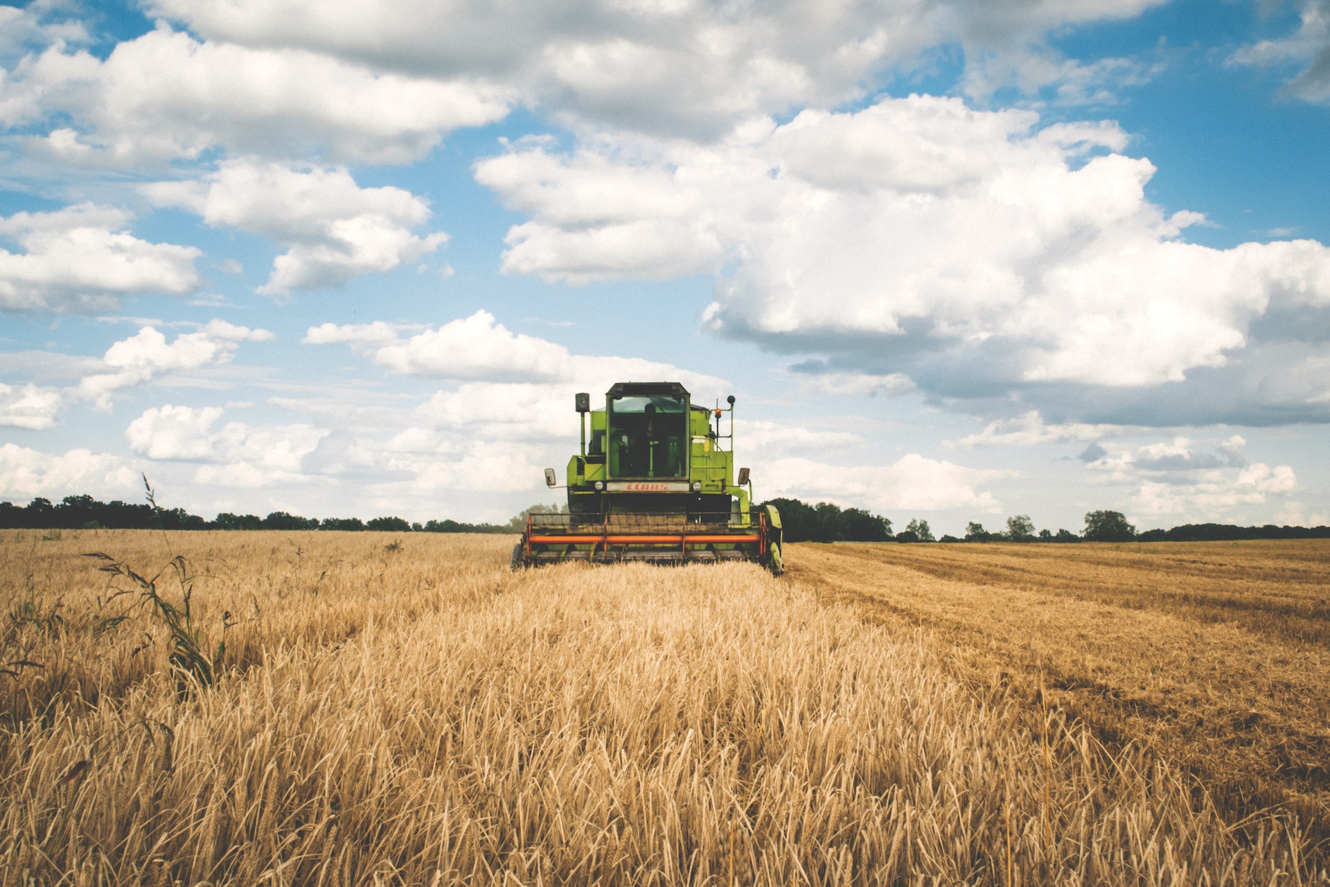 La maquinaria agrícola con variación mensual positiva