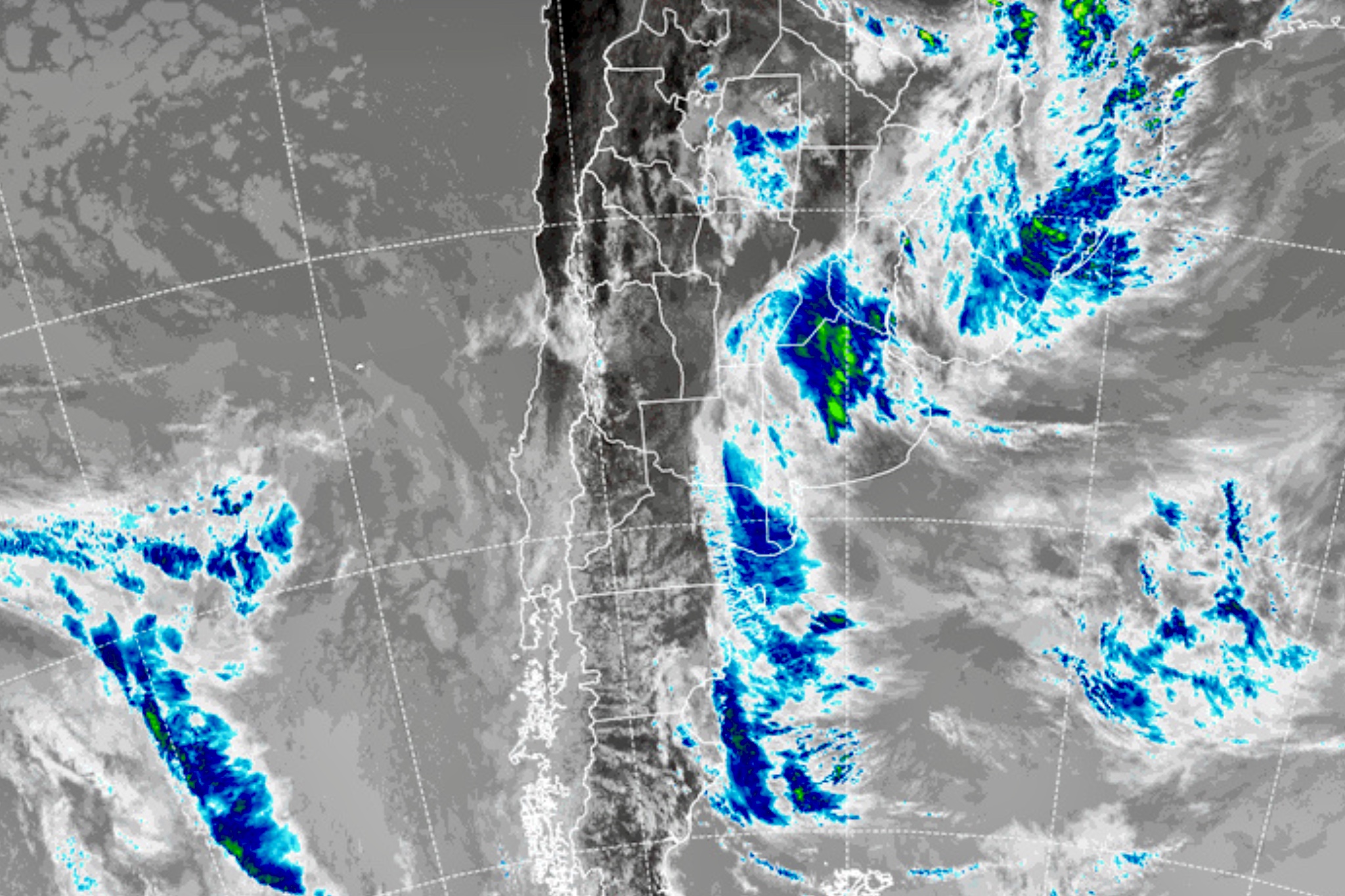 Lluvia, viento y granizo en la provincia