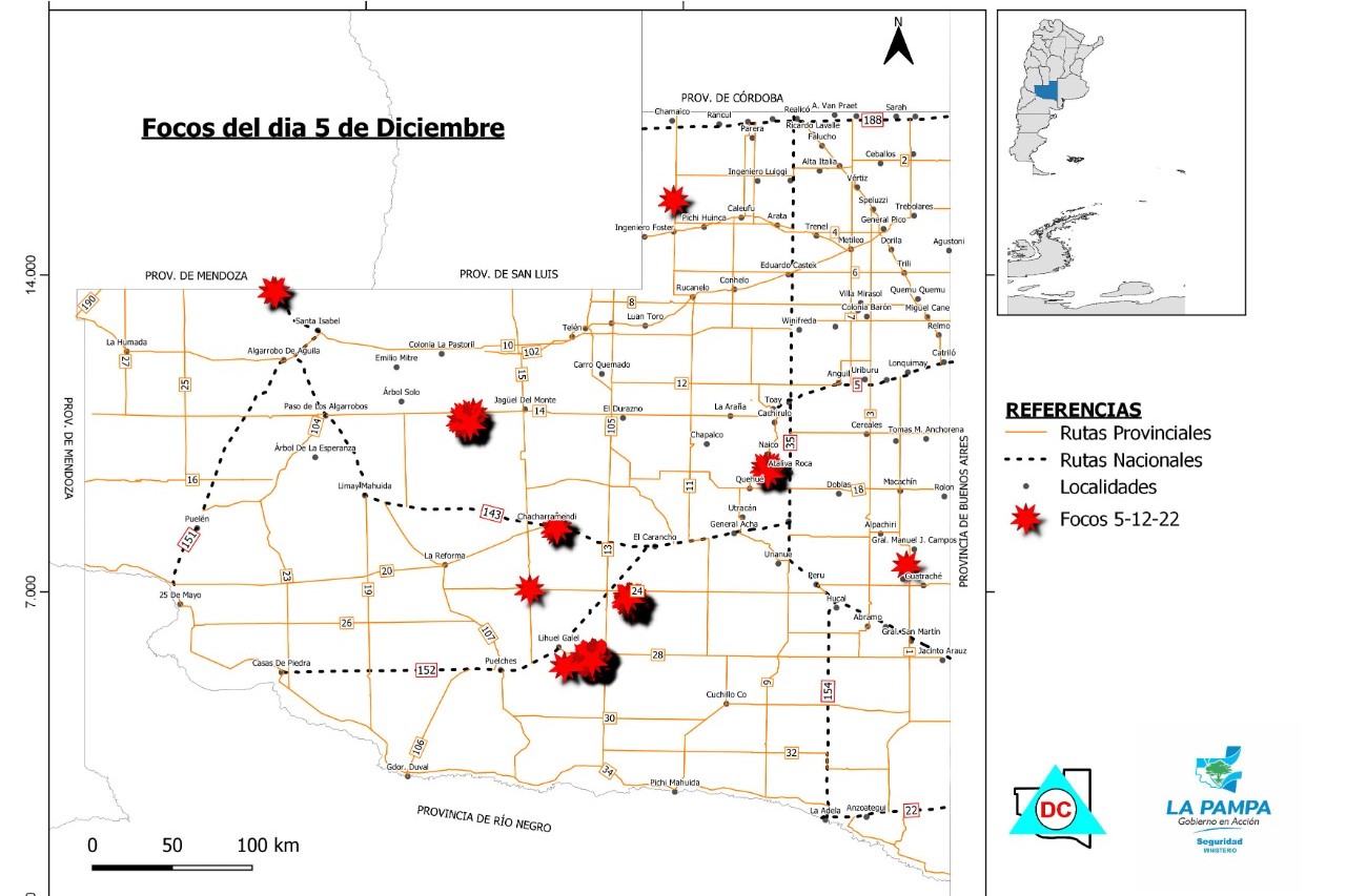 Brigadistas abordaron nueve incendios en diferentes zonas