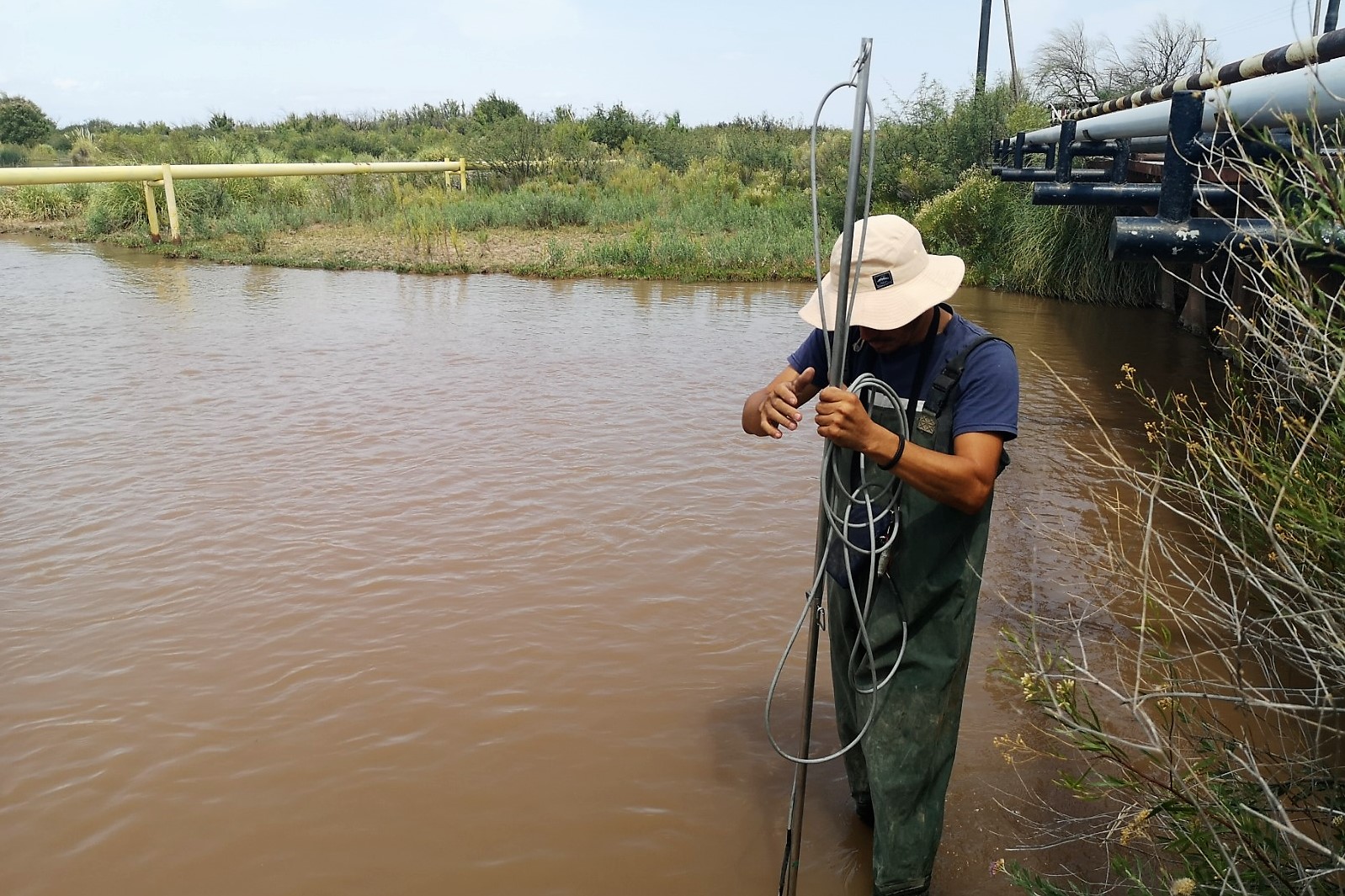 Comenzó la veda de riego del río Colorado