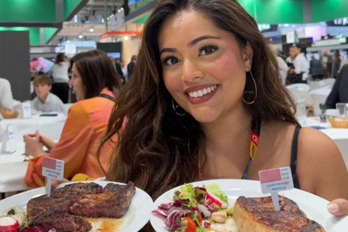 Influencers europeos destacan la excelencia de la carne argentina