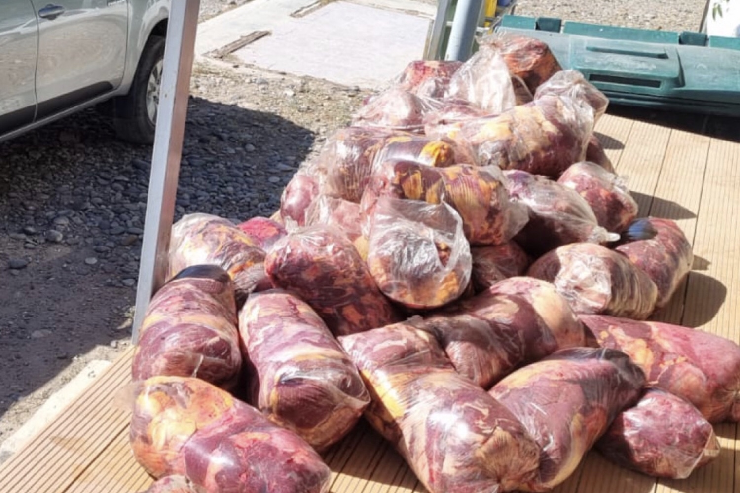 Carne proveniente de La Pampa decomisada en Río Negro