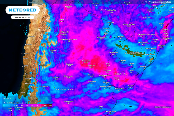 Fuertes tormentas luego del fin de semana