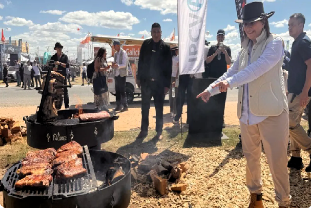 La carne argentina se lució en Expoagro