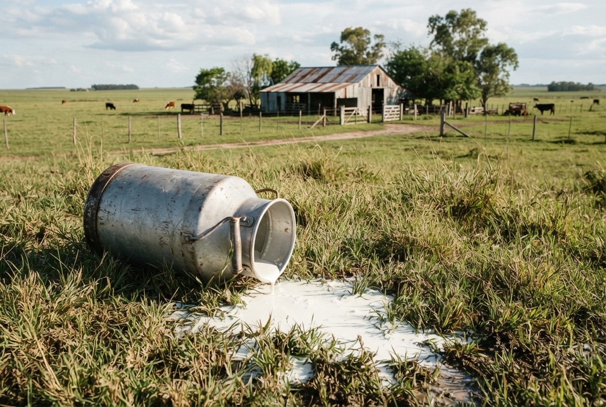 La leche en los niveles más bajos de la última década